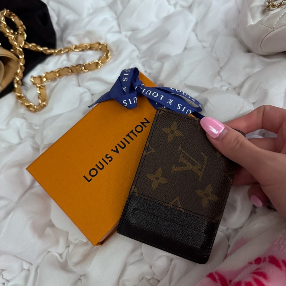 Louis Vuitton Brown Monogram Key Card Holder